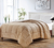 Acolchado Queen Corderito Beige