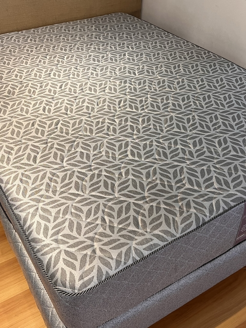 Juego de colchón Matelasse Resortes REFORZADO & Sommier Matelasse 1,60 x 1.90