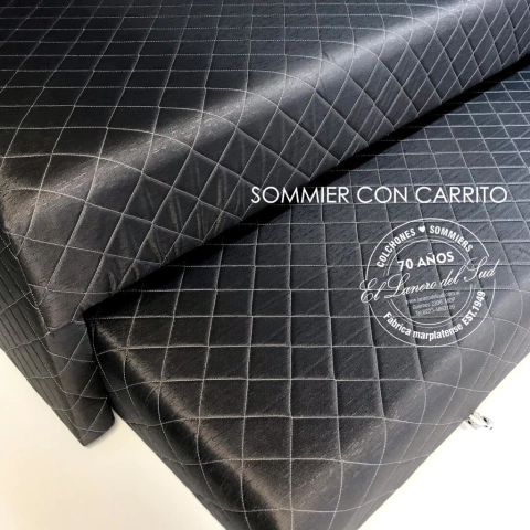 SOMMIER CON CARRITO 0.90 X 1.90
