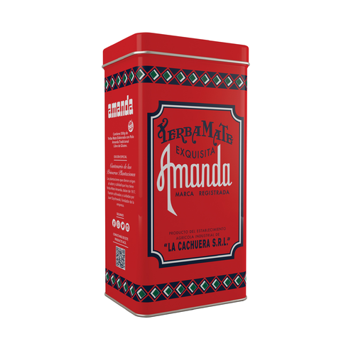 Lata Aniversario Amanda + 500 g. Yerba Tradicional