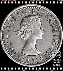 Km 3 Rodésia & Niassalândia, Federação 3 Pences (Série Completa) 1955 1956 1957 1962 1963 1964 # Elizabeth II © na internet
