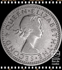 Km 3 Rodésia & Niassalândia, Federação 3 Pences (Série Completa) 1955 1956 1957 1962 1963 1964 # Elizabeth II ©
