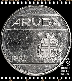 Km 2 Aruba 10 Cents 1986 (u) XFC Prooflike © - comprar online