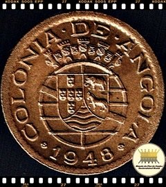 Km 71 Angola 20 Centavos 1948 XFC # Aniversário 300 anos - Revolução de 1648 ®