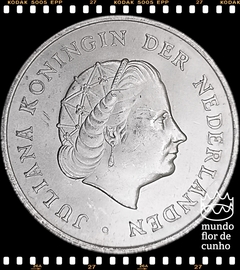 Km 7 Antilhas Holandesas 2 1/2 Gulden 1964 FC Prata © - comprar online