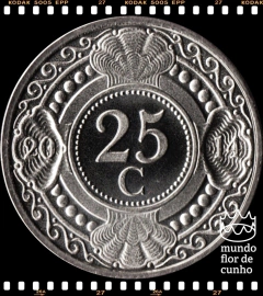 Km 35 Antilhas Holandesas 25 Cents 1989 XFC # Escassa © - comprar online