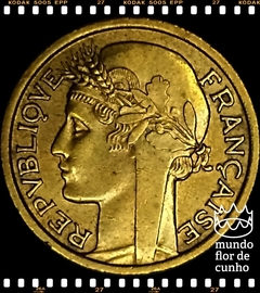 Km 1 África Ocidental Francesa 50 Centimes 1944 FC Escassa ©