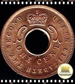 Km 35 África Oriental Britanica 1 Cent (Nós Temos Mais de Uma Data # Favor Escolher uma Data Abaixo e o Estado de Conservação) 1955 1956 KN 1959 H 1959 KN 1961 ® - Mundo Flor de Cunho | Numismática