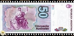 P326 Argentina 50 Australes (Nós Temos Mais de Uma Data # Favor Escolher uma Data Abaixo e o Estado de Conservação) na internet