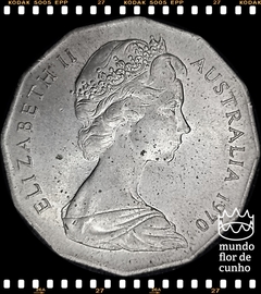 Km 69 Austrália 50 Cents 1970 XFC # 200º aniversário da viagem australiana de Cook © - comprar online