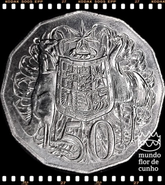 Km 404 Austrália 50 Cents 2004 FC # Elizabeth II ©