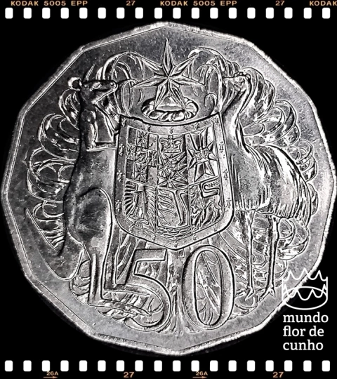 Km 404 Austrália 50 Cents 2004 FC # Elizabeth II ©