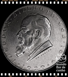 Km 2844 Austria 2 Schilling 1929 XFC Prata Escassa # 100° Aniversário Nascimento do Dr. Theodor Billroth - Cirurgião ©