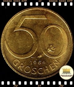 Km 2885 Austria 50 Groschen 1964 XFC Proof - comprar online
