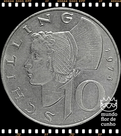 Km 2918 Austria 10 Schilling 1974 XFC ©