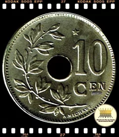 .Km 96 Bélgica 10 Centimes 1930 XFC Belgie na internet
