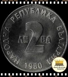 Km 110 Bulgaria 2 Leva 1980 XFC # 100º Aniversário - Nascimento de Yordan Yovkov © - comprar online