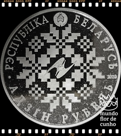 Km 223 Bielorússia 1 Rouble 2010 XFC Proof Escassa # Série: Bielorrússia e a Comunidade Mundial - 10 anos de EurAsEC © - comprar online