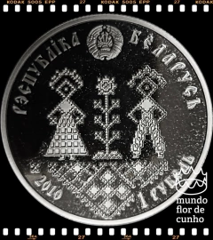 Km 240 Bielorússia 1 Rouble 2010 XFC Proof Escassa # Série: Tradições Familiares dos Eslavos – A Idade da Maioridade ©