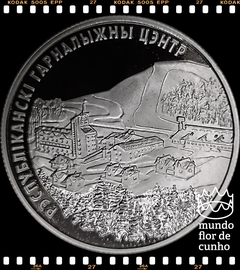 Km 273 Bielorússia 1 Rouble 2006 XFC Proof Escassa # Série: Esportes - Centro Republicano de Esqui Alpino Silichy ©