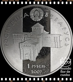 Km 301 Bielorússia 1 Rouble 2007 XFC Prooflike Escassa # Fortalecendo e defendendo o Estado – Gleb de Minsk © - comprar online