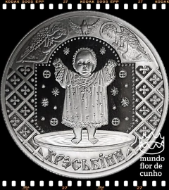 Km 320 Bielorússia 1 Rouble 2009 XFC Proof Escassa # Série: Tradições Familiares dos Eslavos - Batizado - Batismo Infantil ©