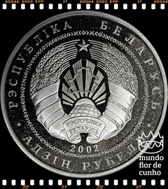 Km 44 Bielorússia 1 Rouble 2002 XFC Proof Muito Escassa # Série: Parques Nacionais e Reservas Naturais da Bielorrússia: Berezinsky © - comprar online