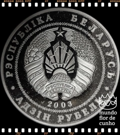 Km 61 Bielorússia 1 Rouble 2003 XFC Proof Muito Escassa # Série: Esportes - Luta Livre © - comprar online