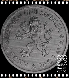 Km 4 Boêmia & Morávia 1 Koruna 1944 FC Escassa © - comprar online