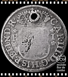 Km 47 Bolivia 1 Real 1767 PTSJR UTG Prata # Moeda com furo de época © - comprar online