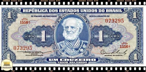 C010 Brasil 1 Cruzeiro ND(1954) FE P150a