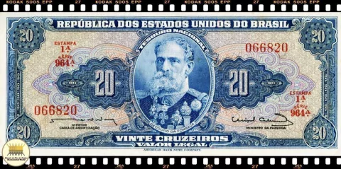 C023 Brasil 20 Cruzeiros ND(1963) FE P168b na internet