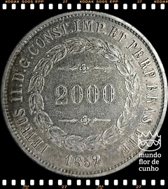 Km 462 Brasil 2000 Réis 1852 MBC/SOB Prata © na internet