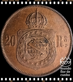 Km 474 Brasil 20 Réis 1869 MBC ©