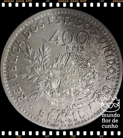 Km 505 Brasil 400 Reis MCMI (1901) FC © - comprar online