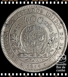 Km 515 Brasil 400 Réis 1914 SOB Rara # Pescoço Comprido © - comprar online
