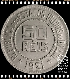 Km 517 Brasil 50 Reis 1921 SOB ®