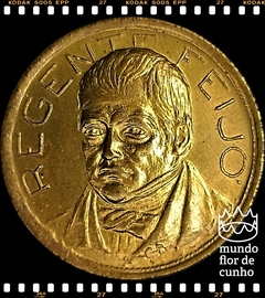 Km 533 Brasil 500 Réis 1935 XFC Rara # Série Brasileiros Ilustres - Regente Feijó © - comprar online
