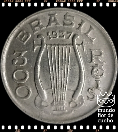 Km 538 Brasil 300 Reis # Carlos Gomes (Nós Temos Mais de Uma Data # Favor Escolher uma Data Abaixo e o Estado de Conservação) 1936 1937 1938
