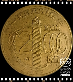 Km 542 Brasil 2000 Réis 1936 SOB/FC - comprar online