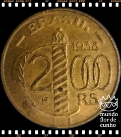 Km 542 Brasil 2000 Réis 1938 MBC