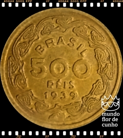 Km 549 Brasil 500 Réis 1939 FC # Machado de Assis (V175) © - comprar online