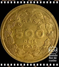 Km 549 Brasil 500 Réis 1939 MBC # Machado de Assis (V175) © - comprar online