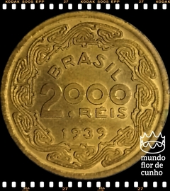 Km 551 Brasil 2000 Réis 1939 FC # Floriano Peixoto (V177) © na internet