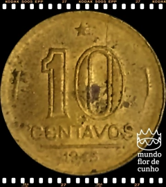 Km 555a.1 Brasil 10 Centavos 1945 "Sem Sigla" # Getúlio Vargas © - comprar online