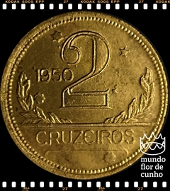 Km 559 Brasil 2 Cruzeiros 1950 FC # Com Excesso de Metal no "B" de Brasil © - comprar online