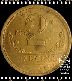 Km 559 Brasil 2 Cruzeiros 1956 MBC/SOB Rara © - comprar online