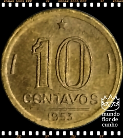 Km 561 Brasil 10 Centavos 1953 SOB # José Bonifácio © - comprar online