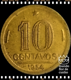 Km 561 Brasil 10 Centavos 1954 SOB # José Bonifácio © - comprar online