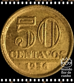 Km 566 Brasil 50 Centavos 1956 Módulo Menor (Nós Temos Mais de Um Estado de Conservação # Favor Escolher o Estado de Conservação) na internet